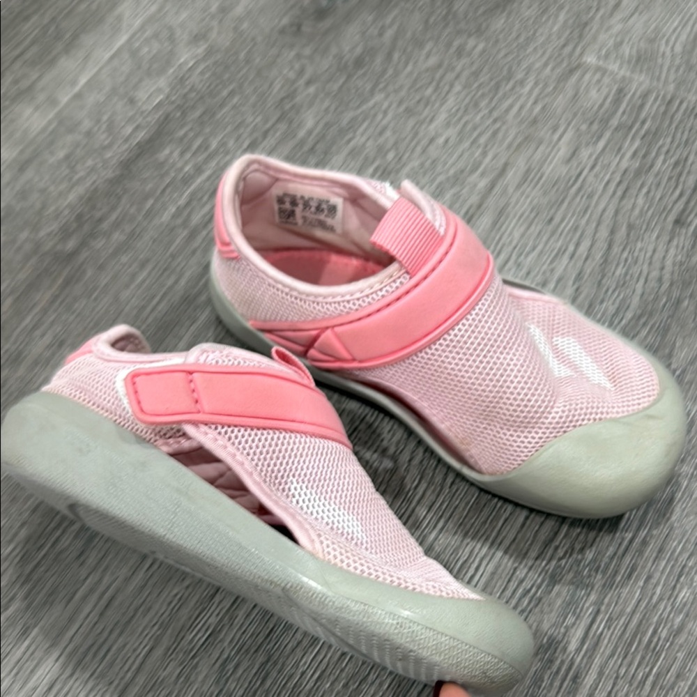 Pink Kids Shoes with Velcro Strap
